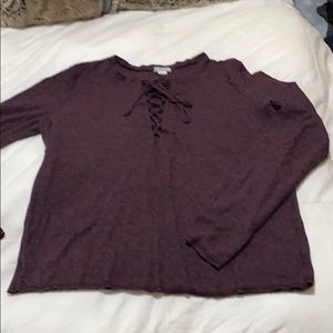 Chelsea Sky Thermal vneck